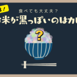 【閲覧注意！】お米が黒っぽい！それってカビ？食べても大丈夫？