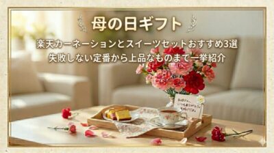 母の日ギフト迷ったらこれ!楽天市場人気花スイーツおすすめ3選